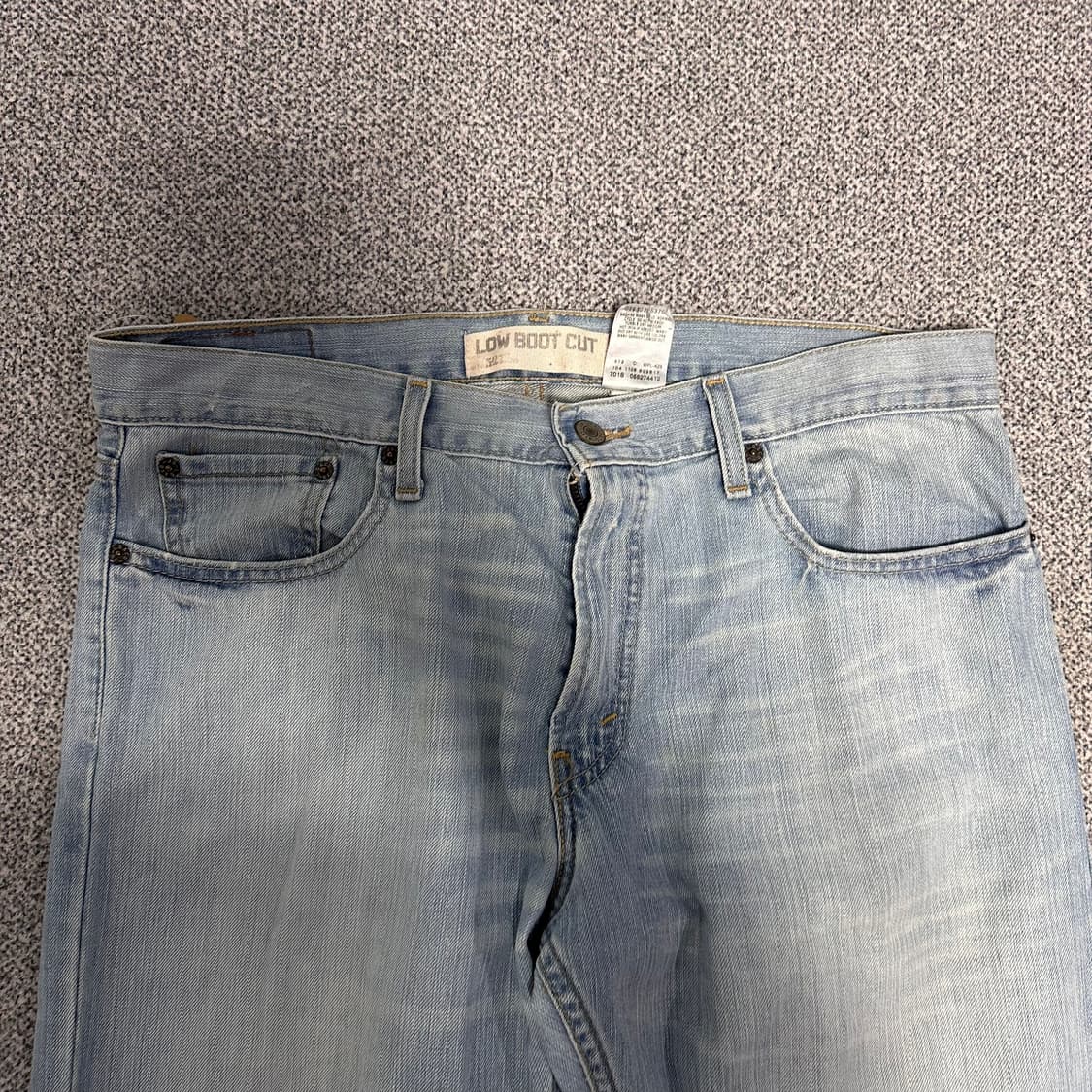 리바이스 로우 부츠컷 데님팬츠 상품이미지2