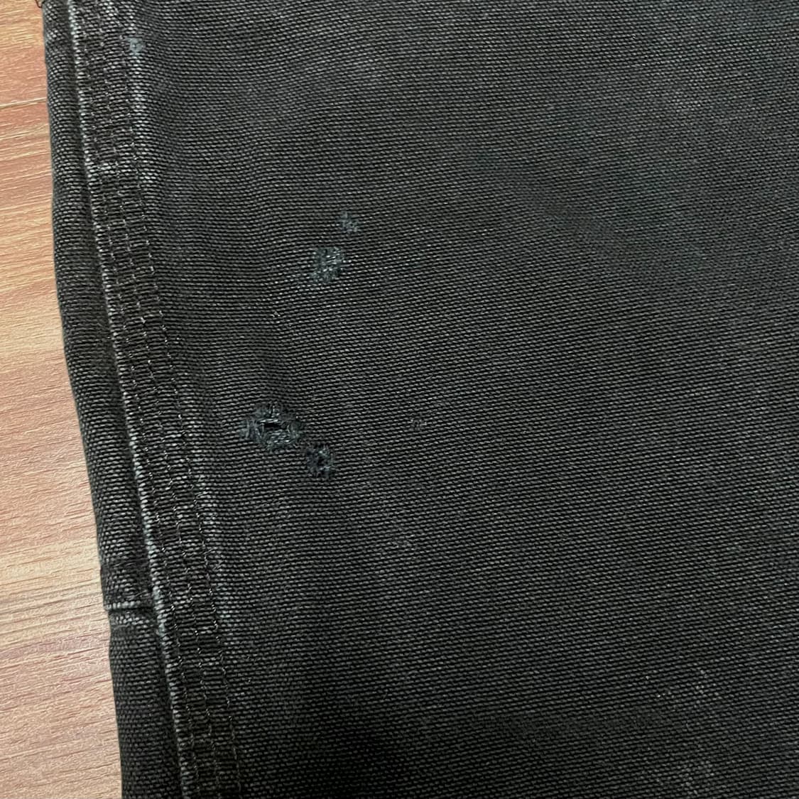 빈티지 칼하트 블랙 싱글니 카펜터 캔버스 워크팬츠 34 상품이미지4