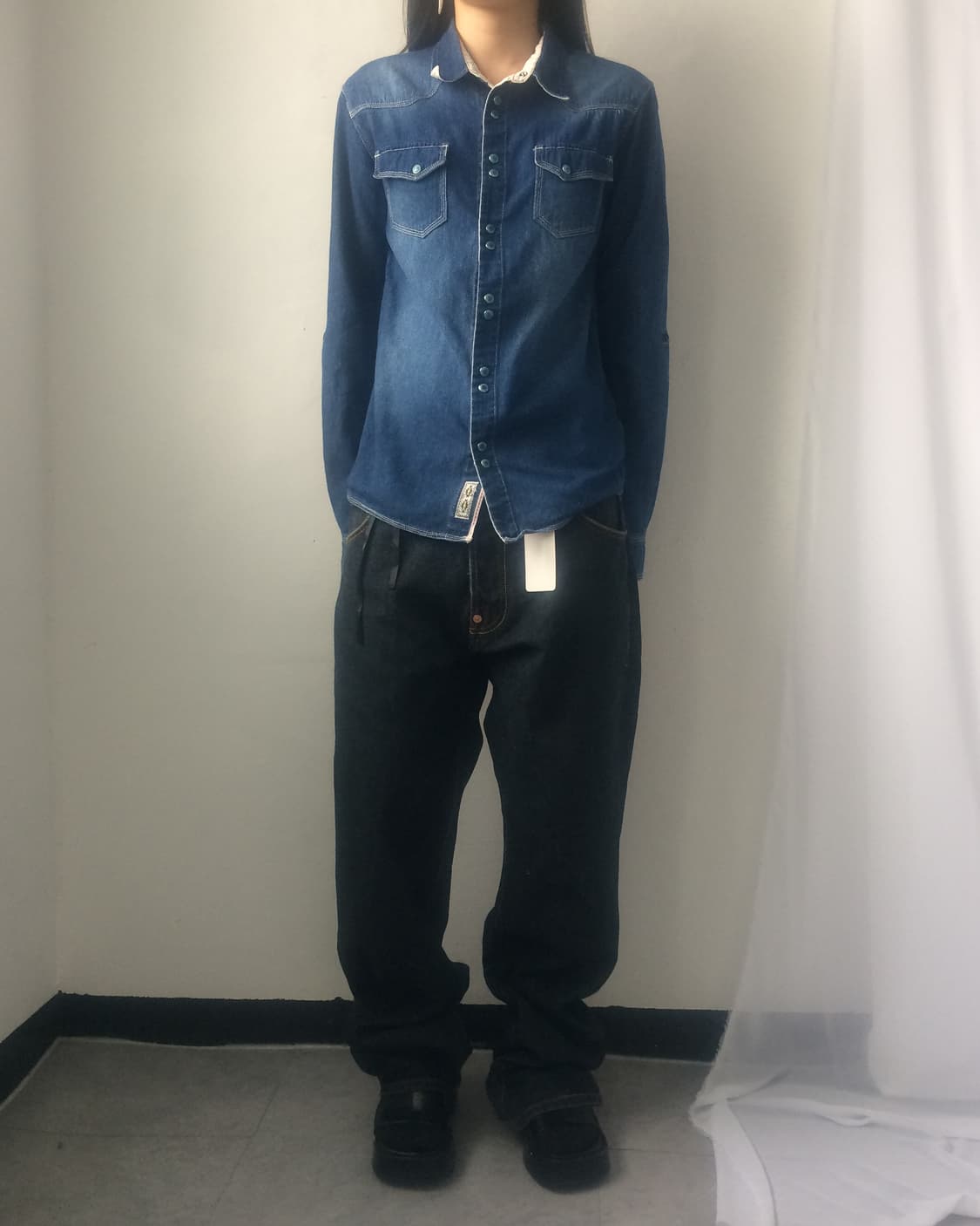 Western mood denim shirt 상품이미지5