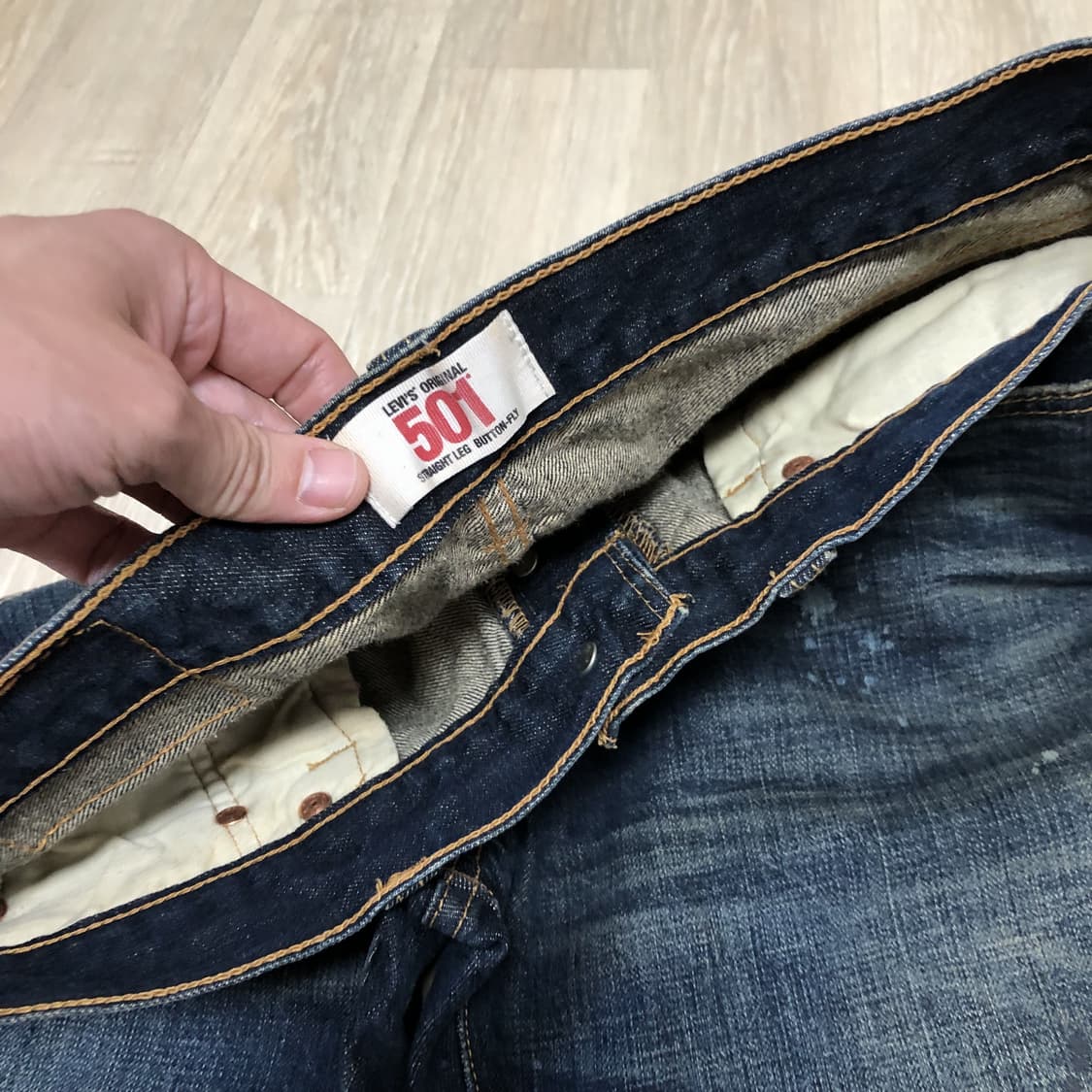 (30) 리바이스 Levi's 501 스트레이트핏 디스트로이드 데님 상품이미지7