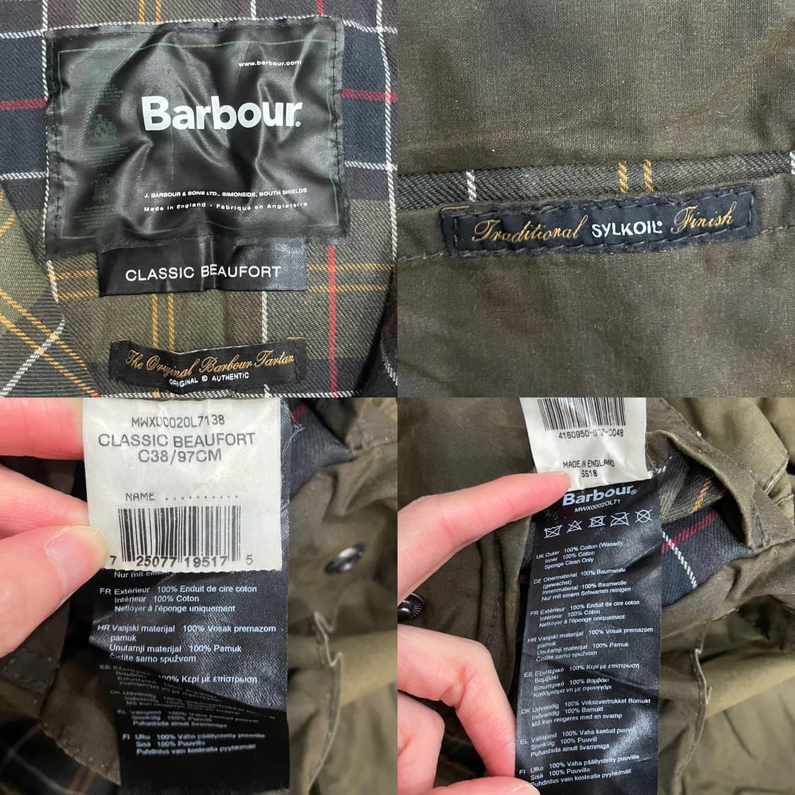 바버 Barbour 클래식 뷰포트 왁스 자켓 C38 상품이미지10