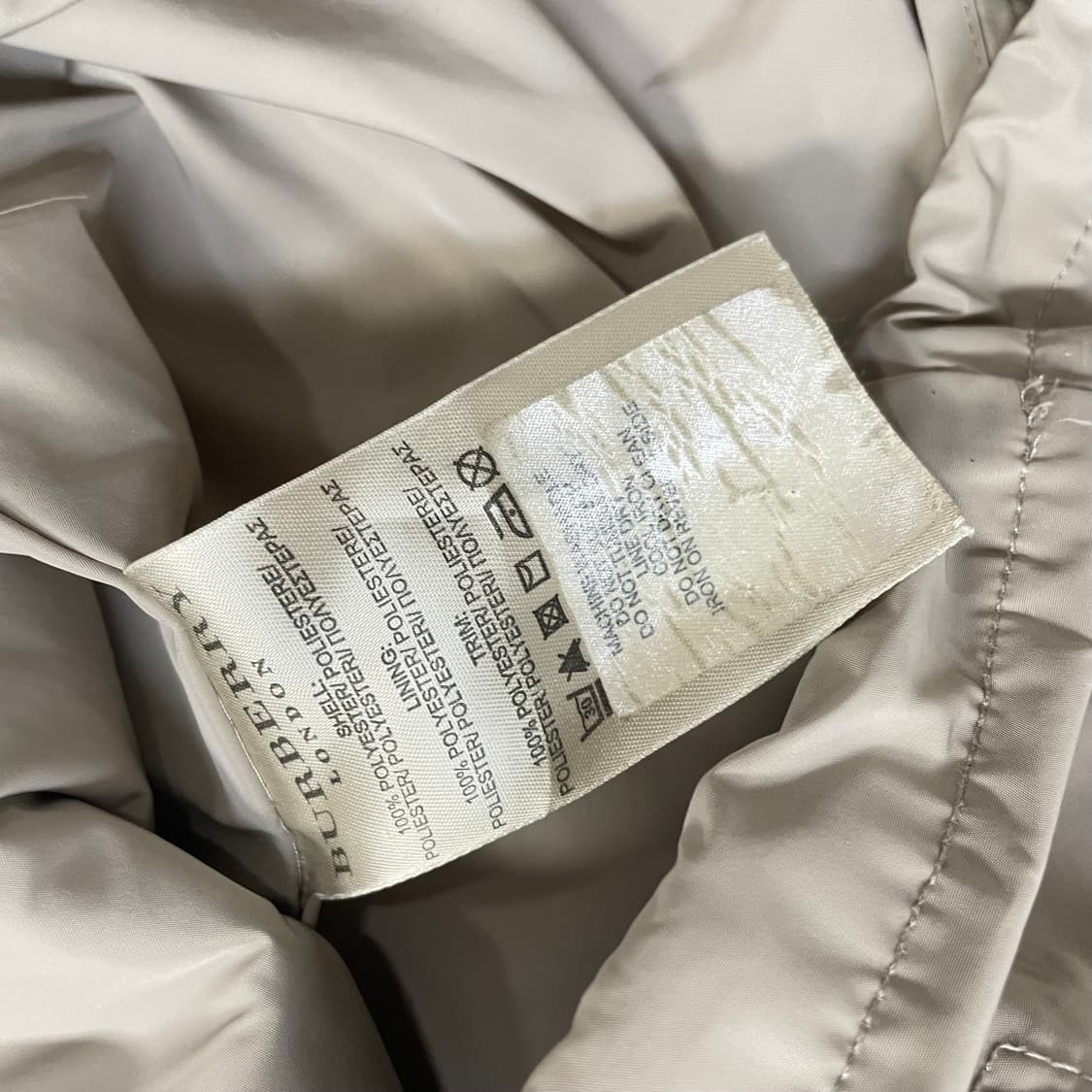 버버리 Burberry 바람막이 자켓 베이지 상품이미지6