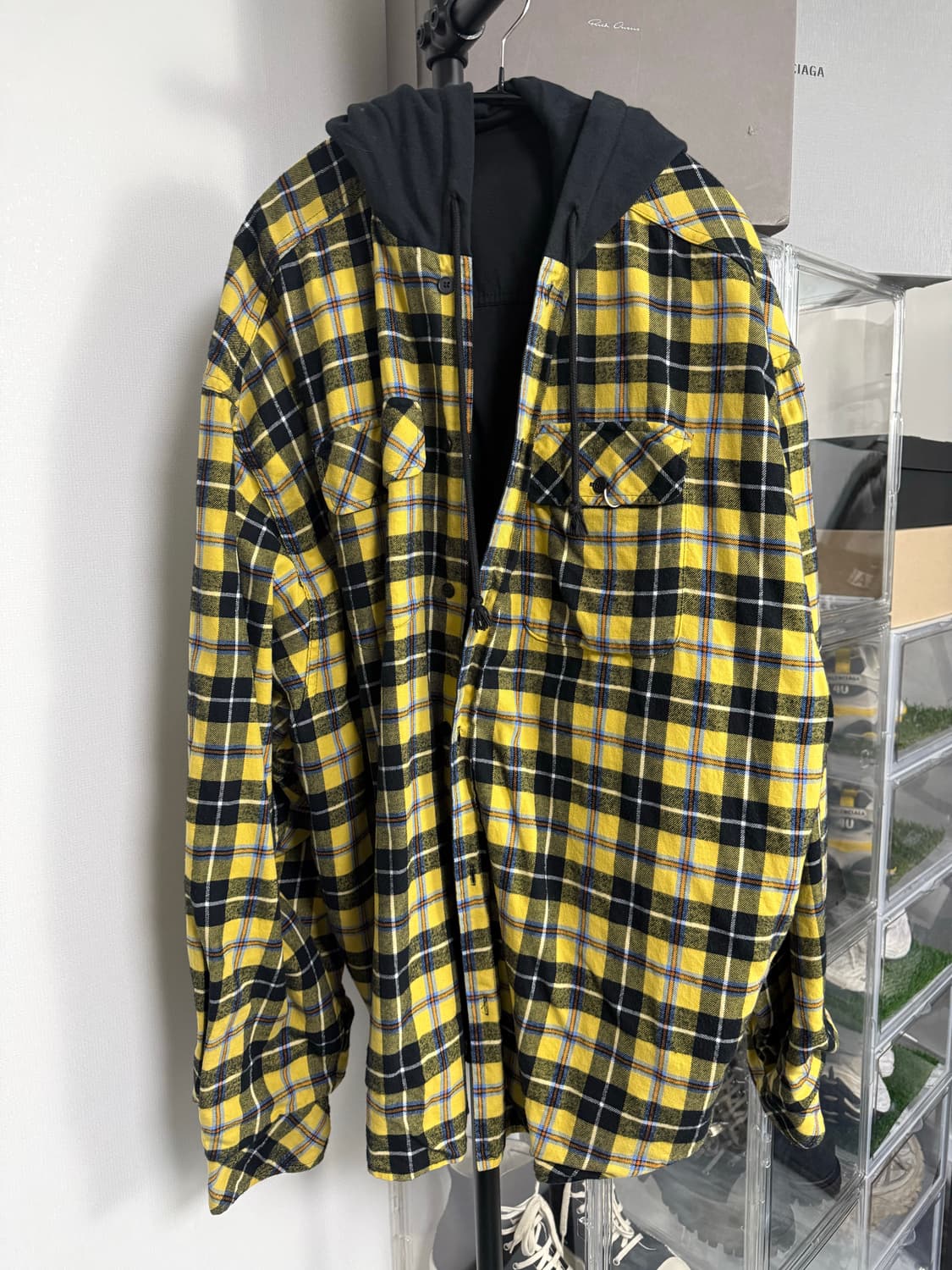 프로젝트지알 체크셔츠 1사이즈 4종 팝니다 상품이미지3