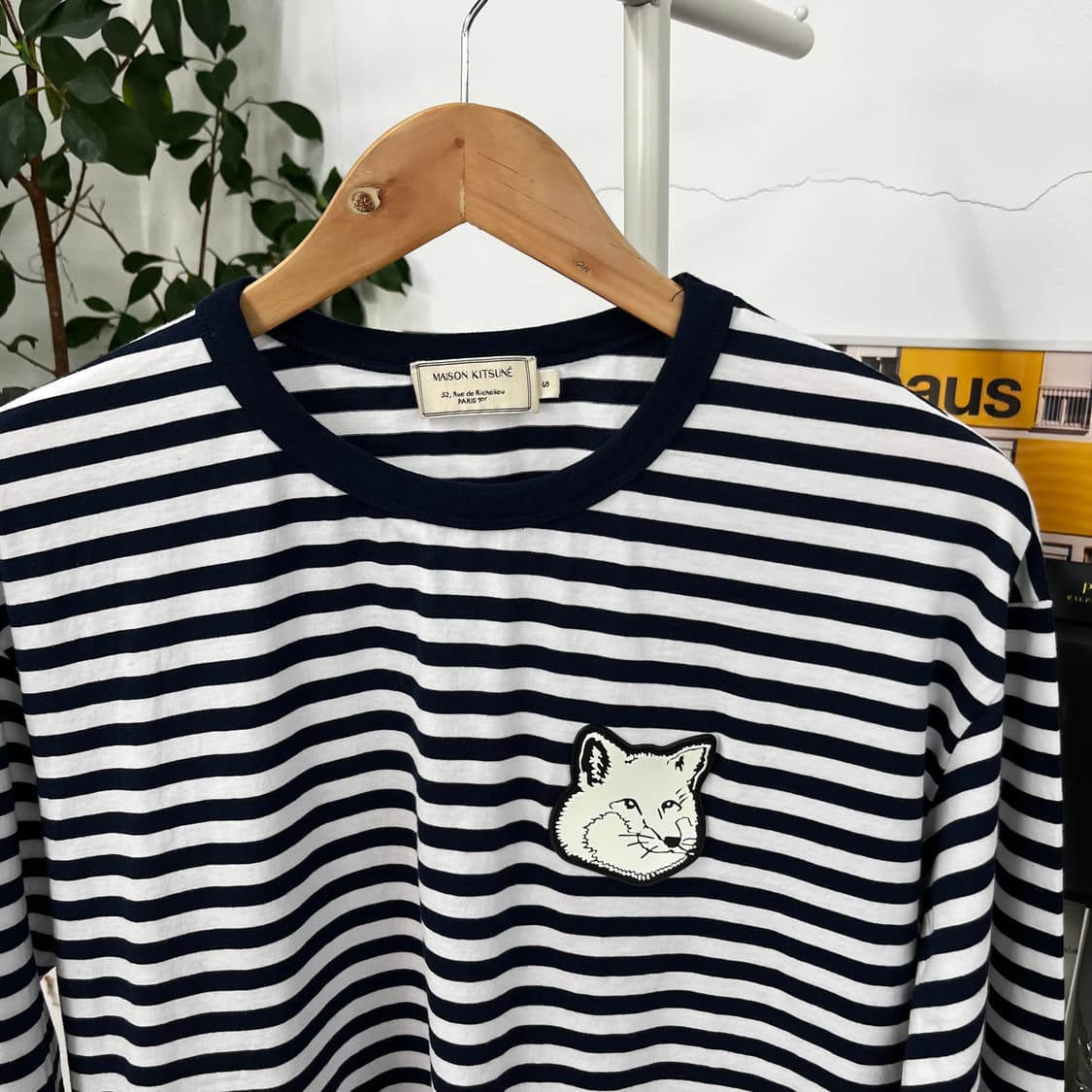 메종키츠네 스트라이프 롱슬리브 S 상품이미지2