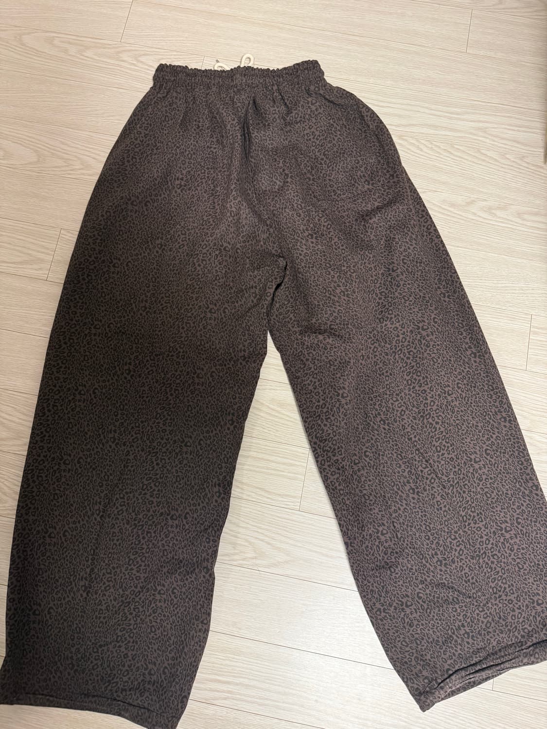빈티지 브라운 레오파드 와이드 벌룬팬츠 상품이미지2