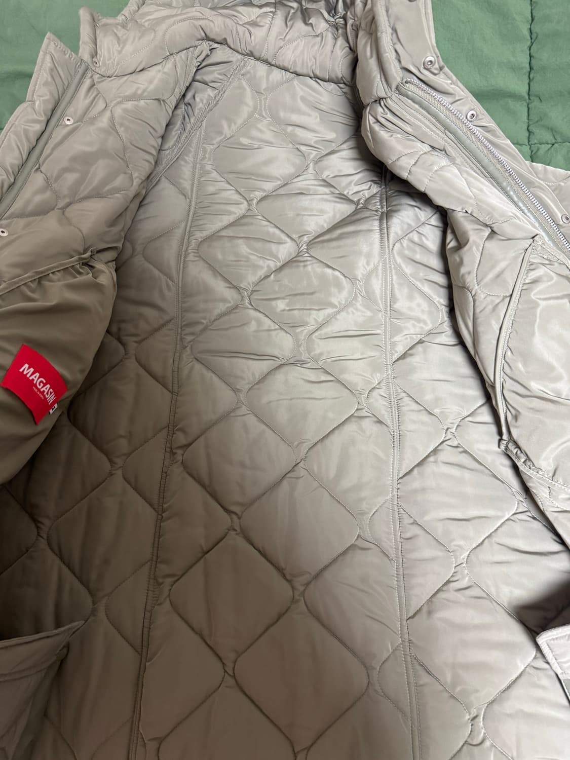 퀼팅롱파카 상품이미지3