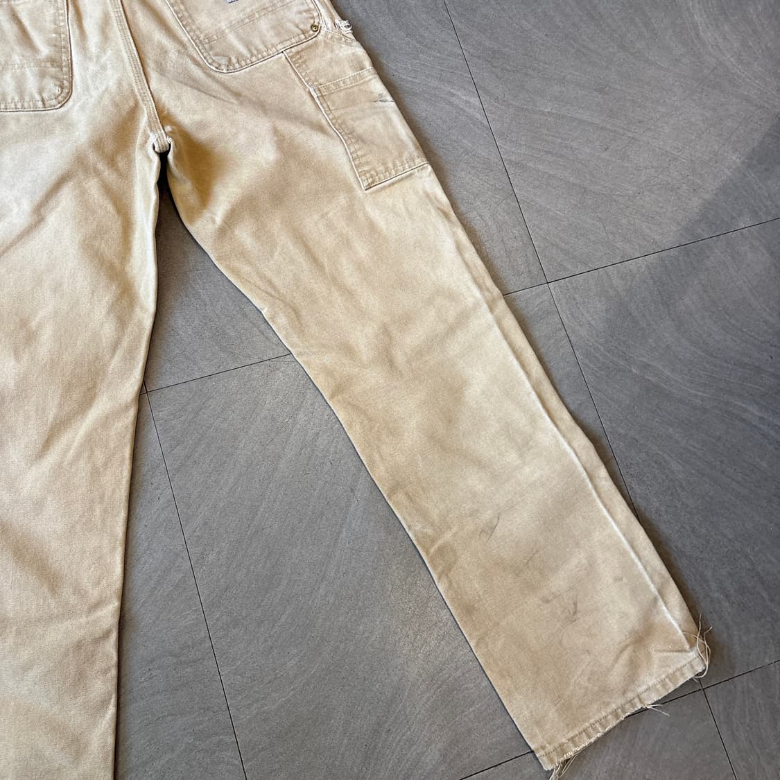 칼하트 정품 베이지 더블니 팬츠 상품이미지9