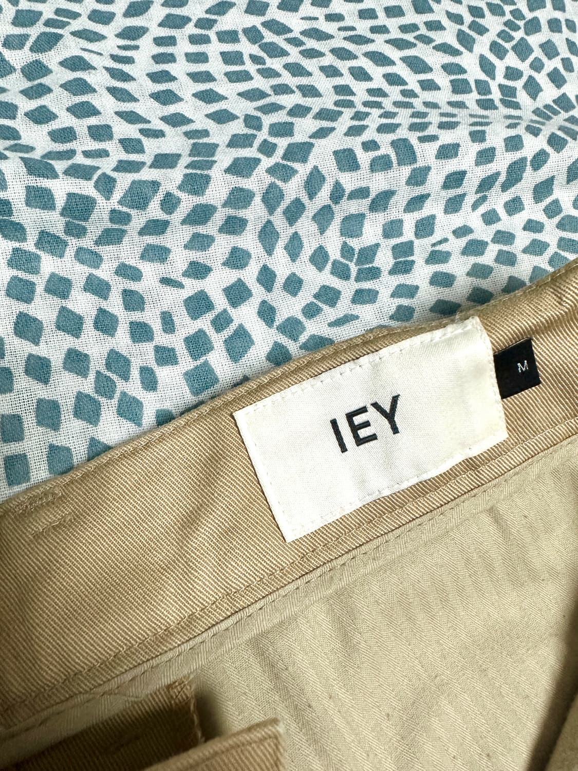 [M] 이에이 IEY RID PANTS Beige 상품이미지6