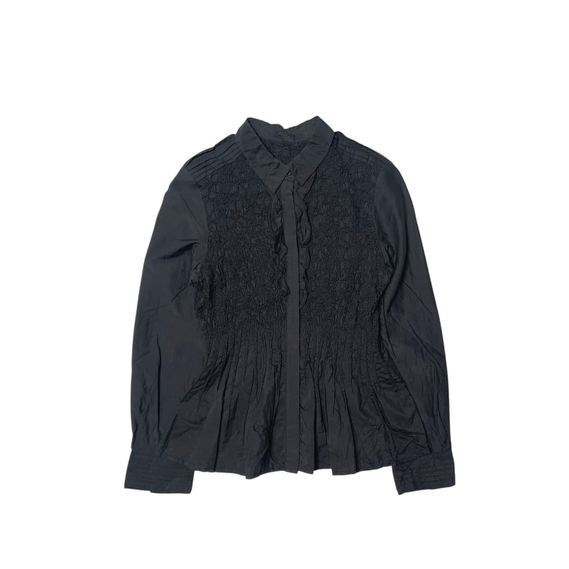 코튼 블렌드 링클 셔츠 상품이미지1