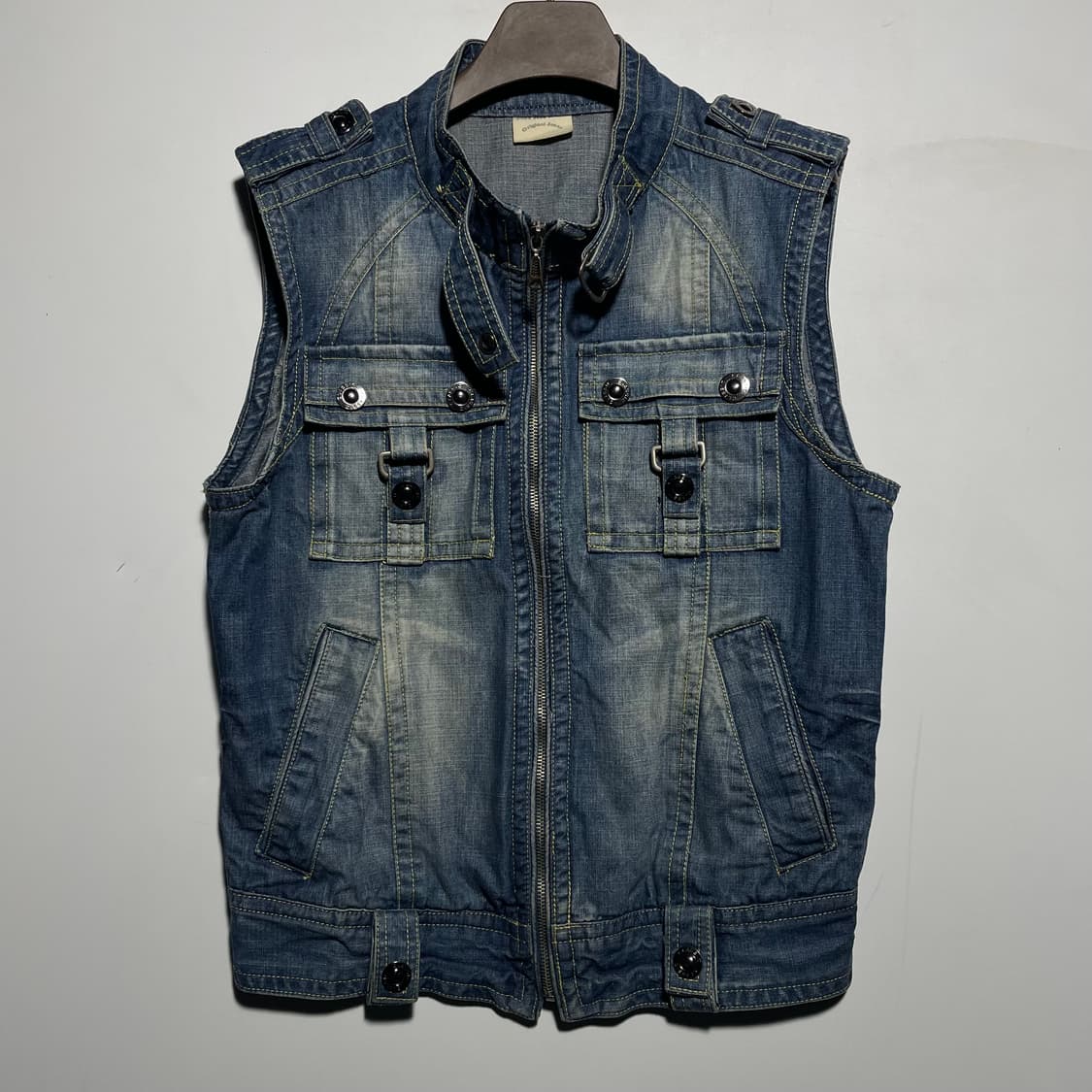 y2k 빈티지 데님 베스트 상품이미지1