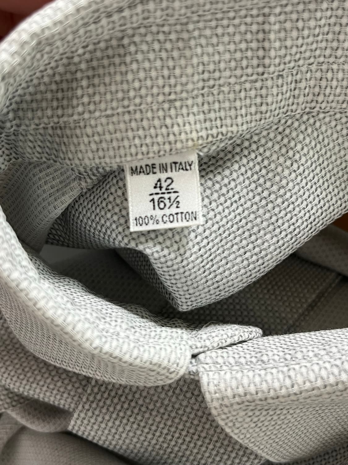 Brioni 100% 코튼 셔츠 42/16.5 정품 상품이미지4
