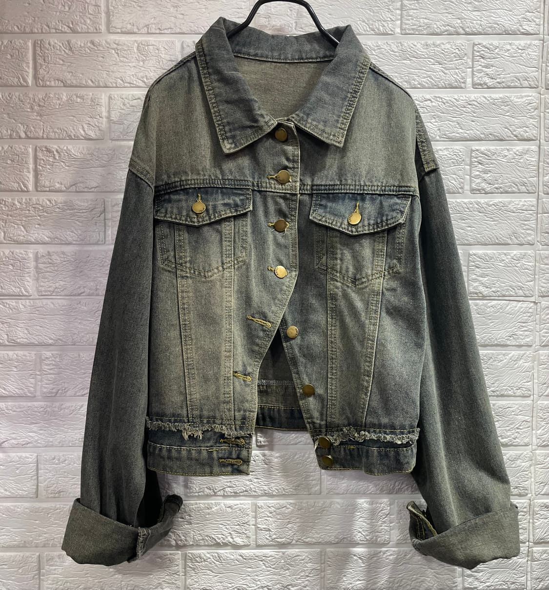 워싱 데님자켓 중청자켓 데이트룩 데일리룩 상품이미지1