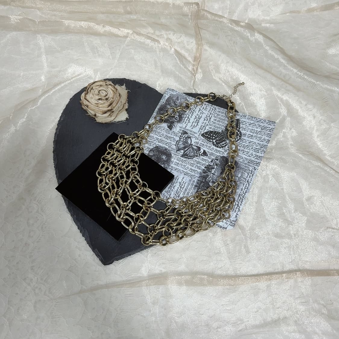 빈티지 중세 이타리아 브레이드 목걸이 상품이미지2