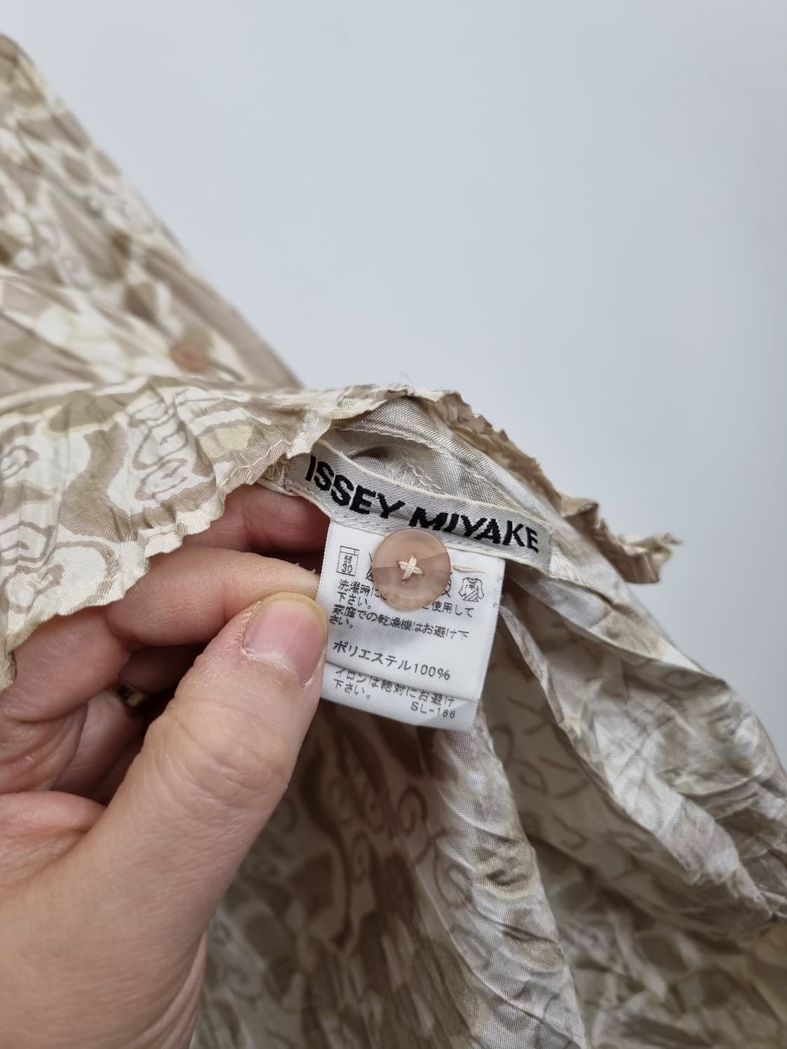 이세이미야케 빈티지 플리츠 패턴 블라우스 상품이미지8