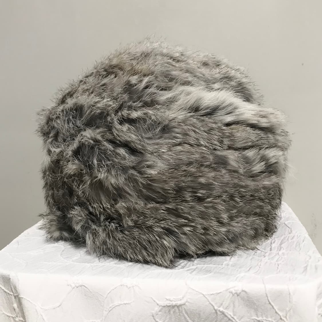 빈티지 래빗퍼 토끼털 퍼 비니 상품이미지2