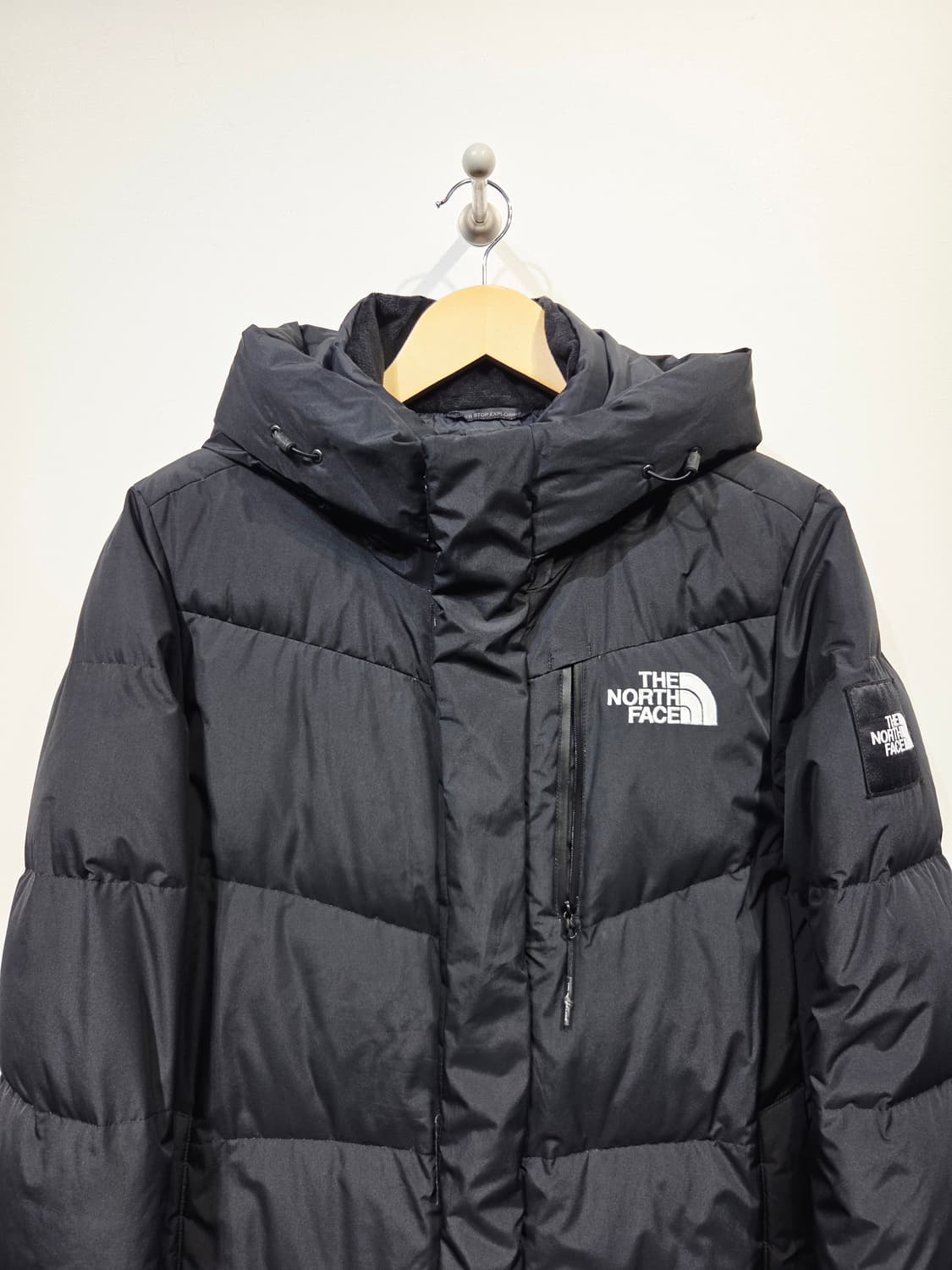 THE NORTH FACE 노스페이스 구스다운 롱패딩 블랙 상품이미지2