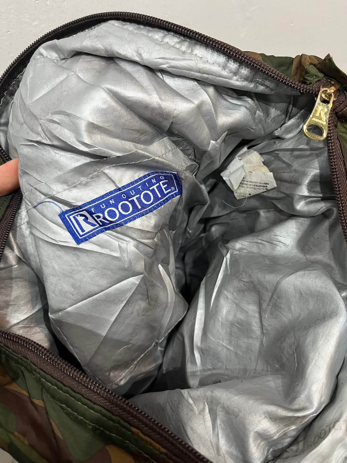 ROOTOTE 루토트 밀리터리 카모 패디드 토트백 상품이미지7