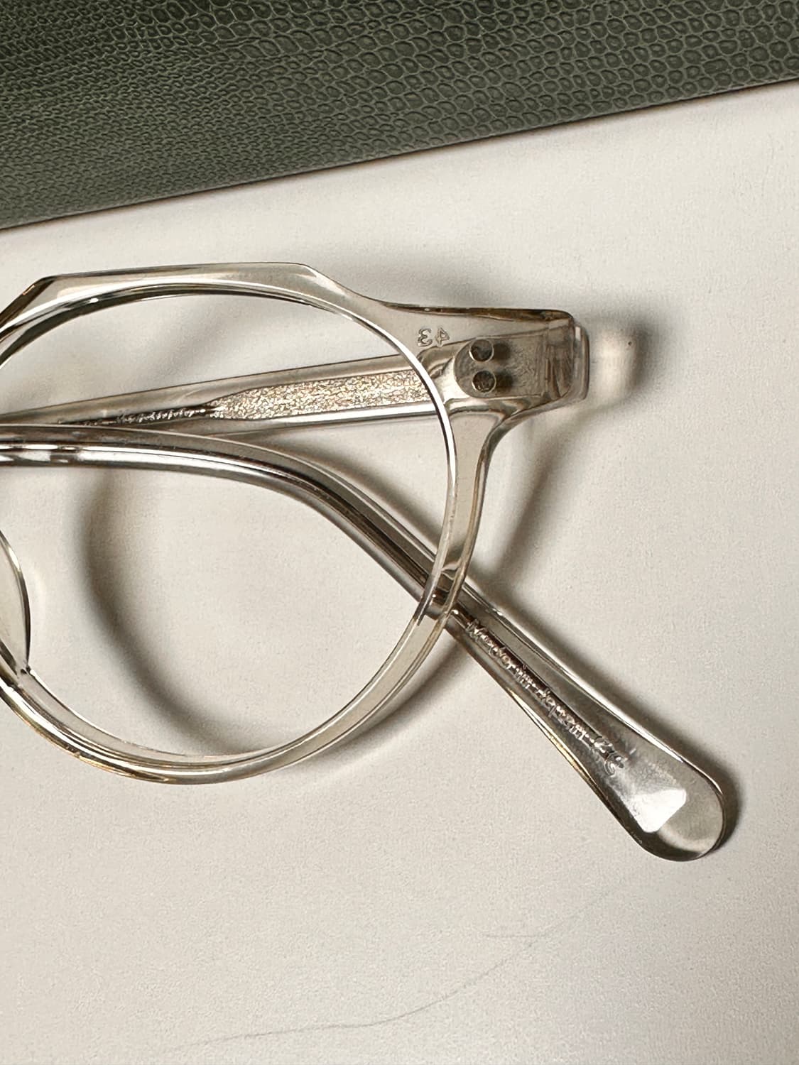 Frame Montana 프레임몬타나 fm22-3 그레이크리스탈 투명 안 상품이미지3