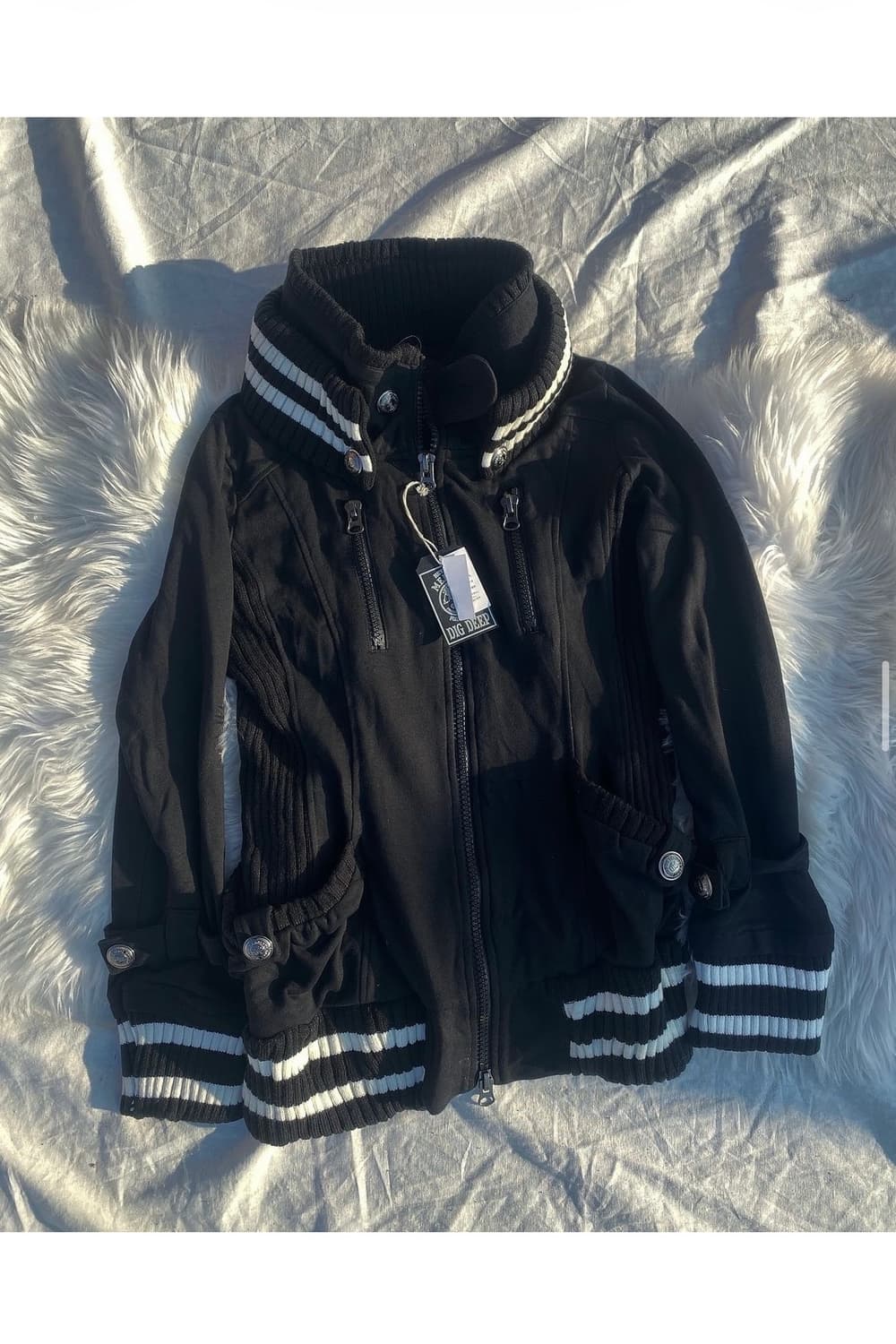 y2k 2way zip-up 상품이미지1