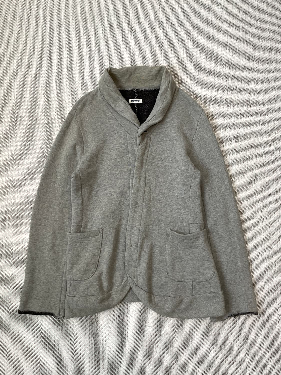이세이미야케 plantation 그레이 가디건  J03835 상품이미지1