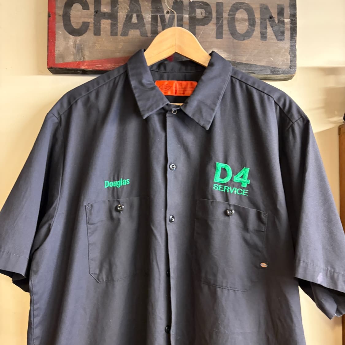 Dickies Black Work Shirt XL 사이즈 260616-6 상품이미지2