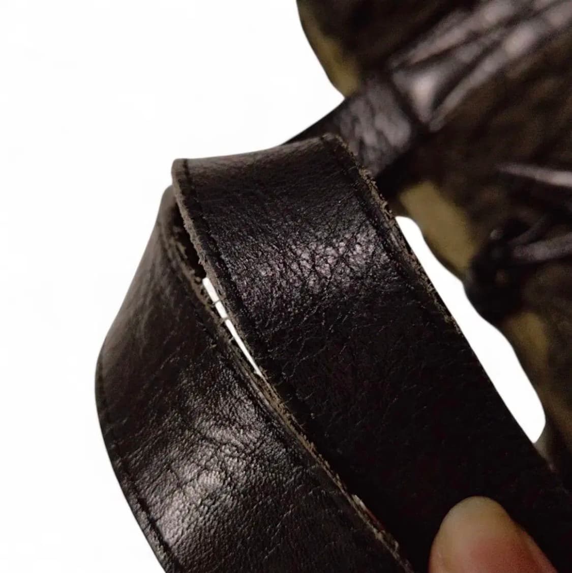 요지 야마모토 와이즈 케이블 니트 토트백 상품이미지5