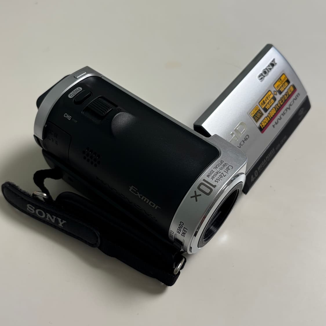 풀박) sony hdr-cx120 실버 빈티지 캠코더 상품이미지3