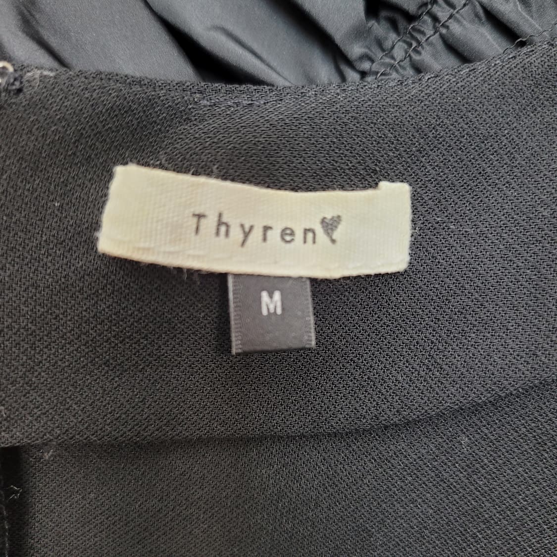 Thyren 티렌 민소매 레이스 미니 블랙 원피스 M 사이즈 상품이미지9