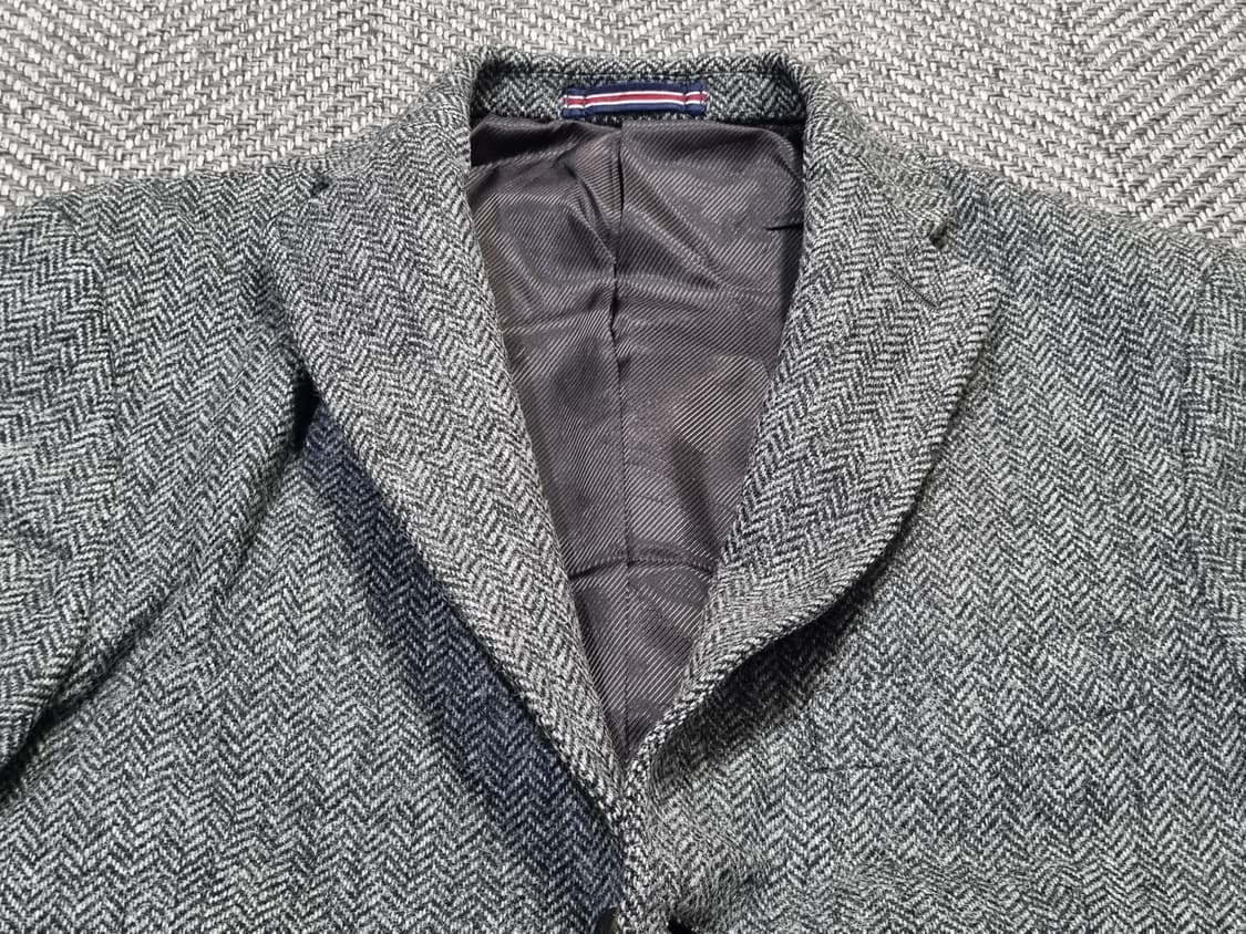 MALE & CO. 헤링본 울 블레이저 상품이미지2