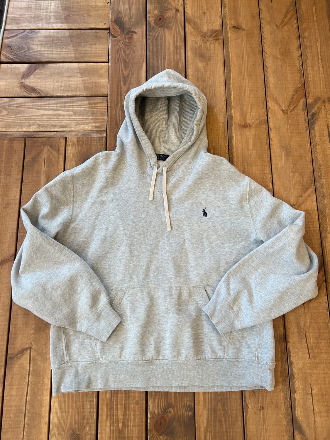 폴로 그레이 후드티 상품이미지6
