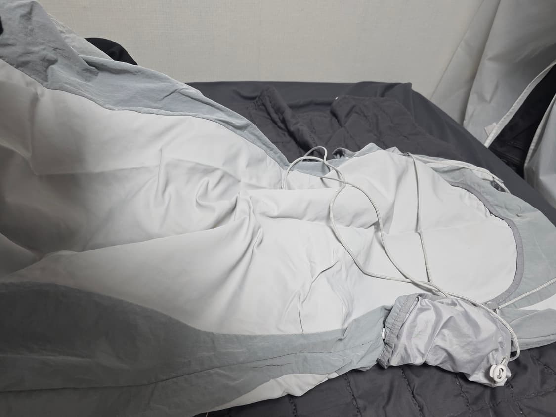 오호스OJOS 포켓 롱스커트 그레이 사이즈1 상품이미지3