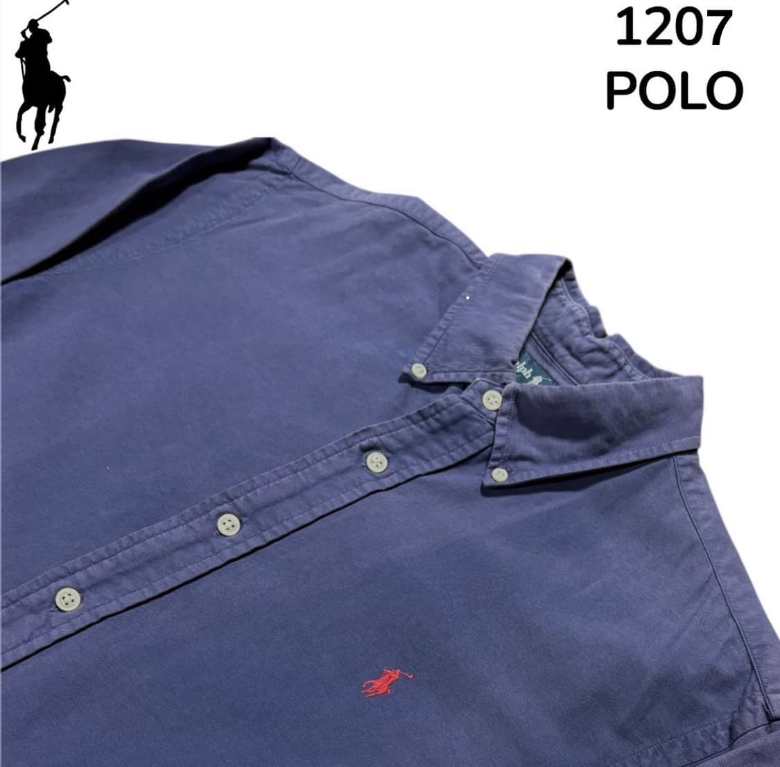 폴로랄프로렌 퍼플 슬림핏 셔츠 L 상품이미지4