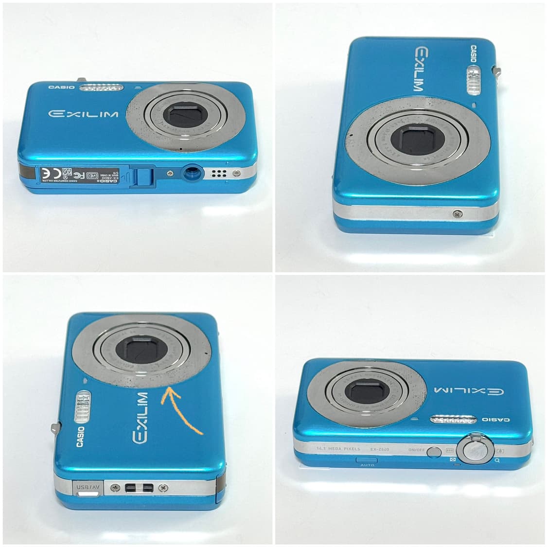 카시오 엑슬림 Z800 베이비블루 빈티지디카 상품이미지3