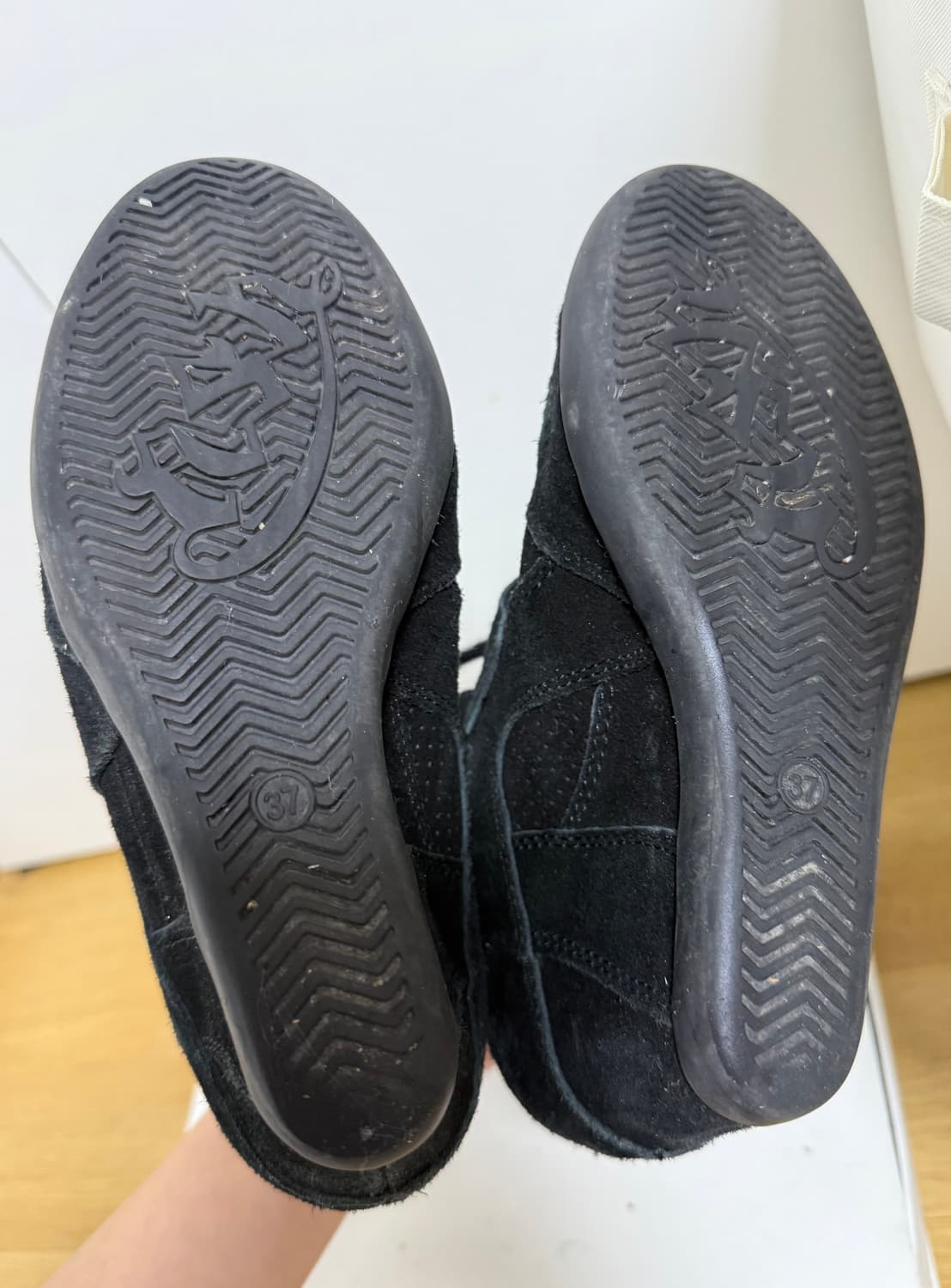 아쉬 ash 보위 하이탑 웨지힐 스니커즈 스웨이드 블랙 37 상품이미지8