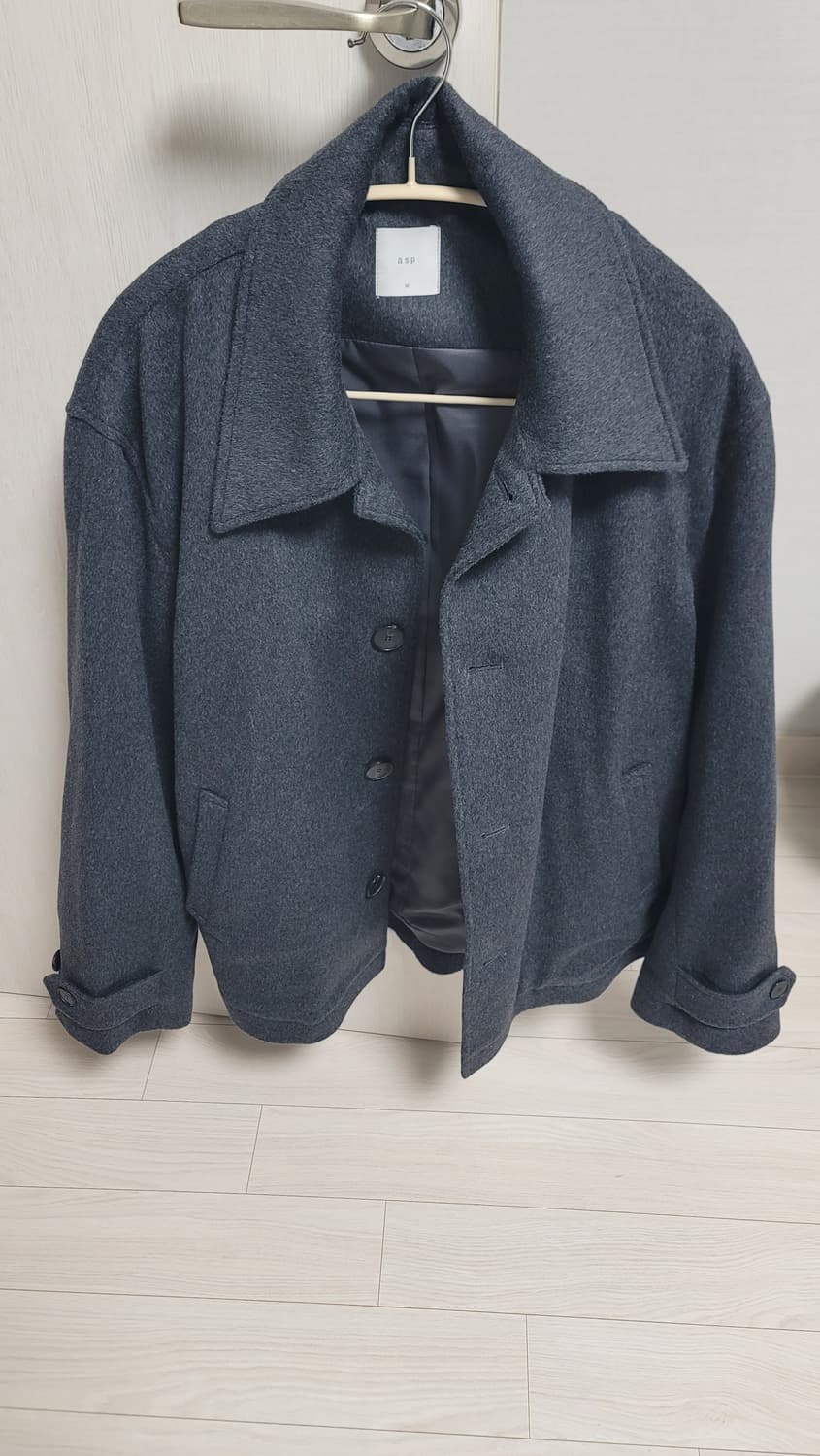 애습(ASP) 울 100 패디드 카코트 차콜 상품이미지3