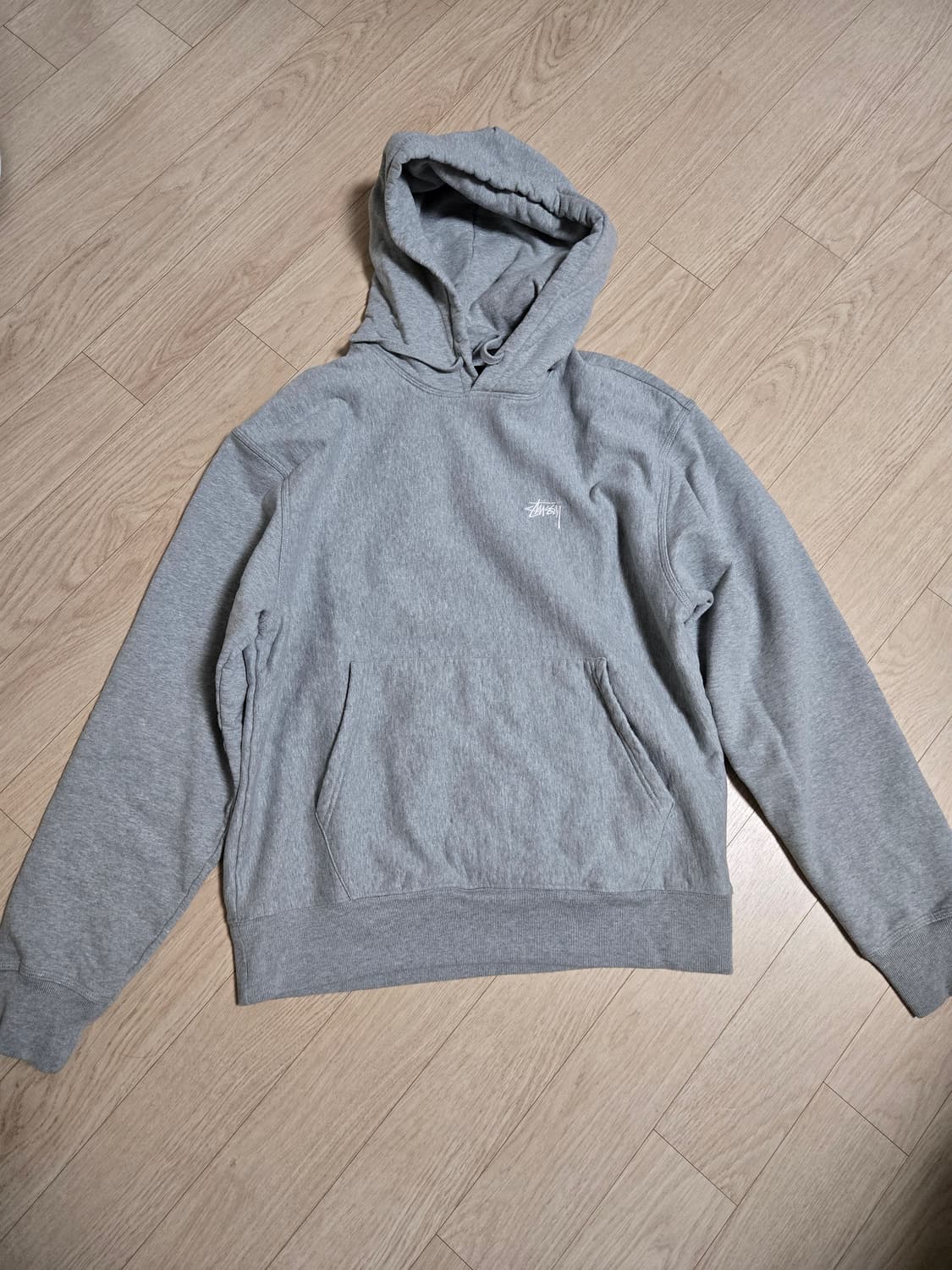 스투시 스탁 로고 후드티 M (공홈정품) 팔아요 상품이미지1