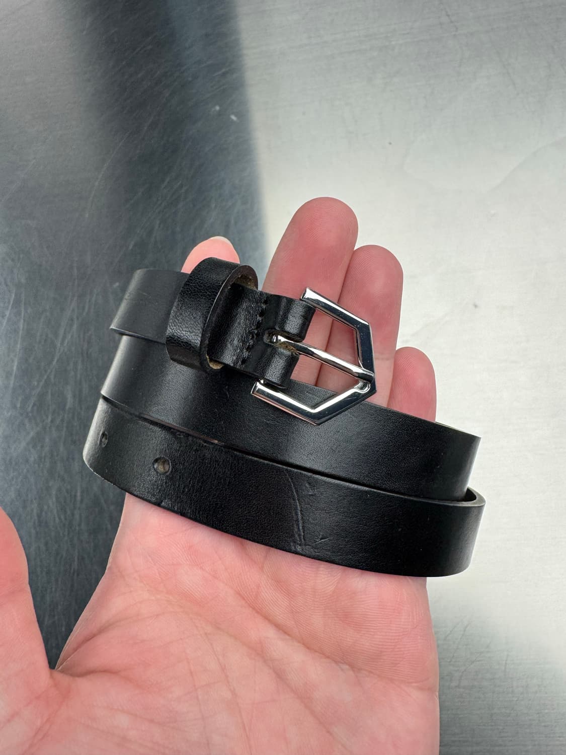 산드로옴므 레더 벨트 블랙 상품이미지1