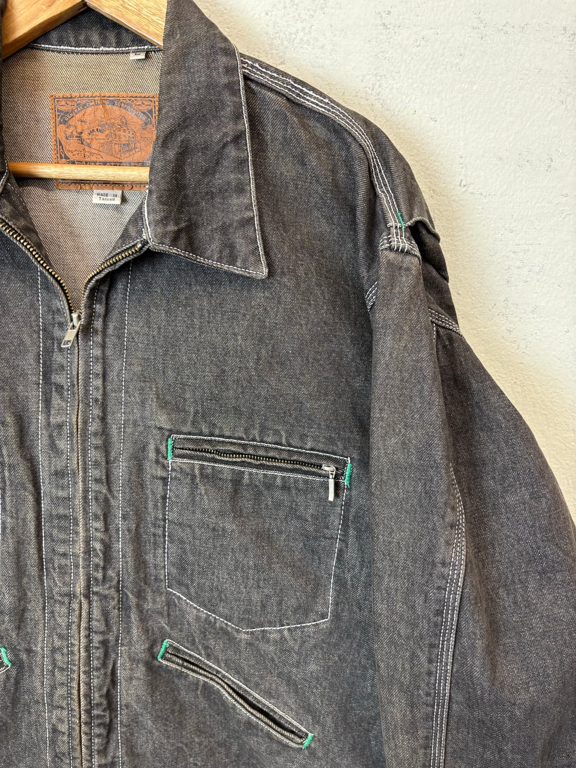 90s 빈티지 흑청 워크자켓 상품이미지8