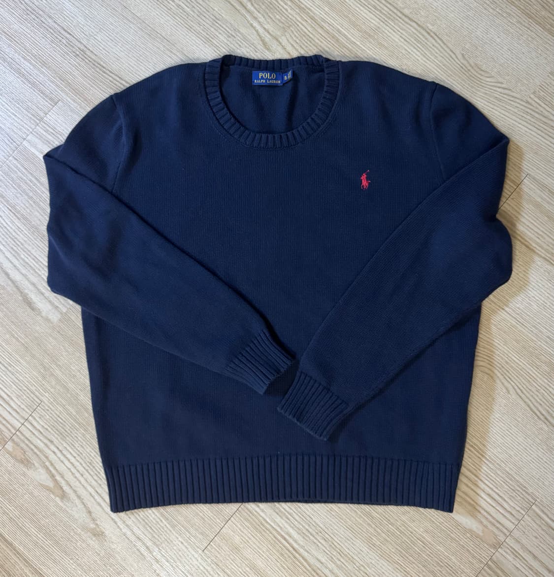 폴로 네이비 니트 XL 상품이미지1