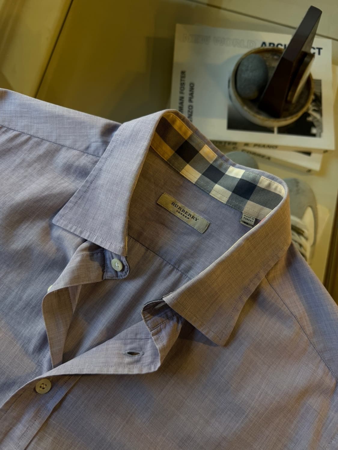 버버리 드레스 셔츠 슬림100 상품이미지7
