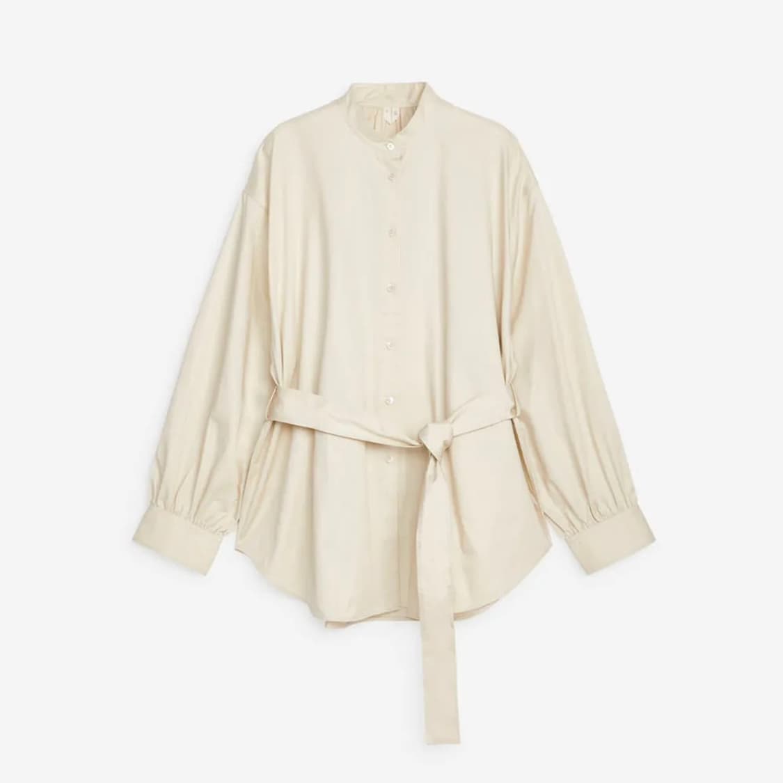 [새상품] ARKET 아르켓 타이 블라우스 아이보리 32 상품이미지1