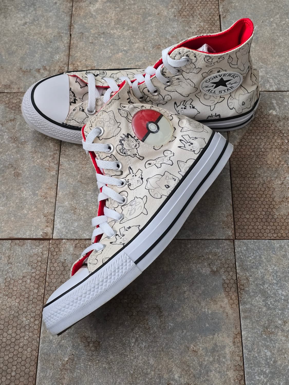 (255)컨버스 포켓몬 몬스터볼 척테일러 올스타 하이 상품이미지3