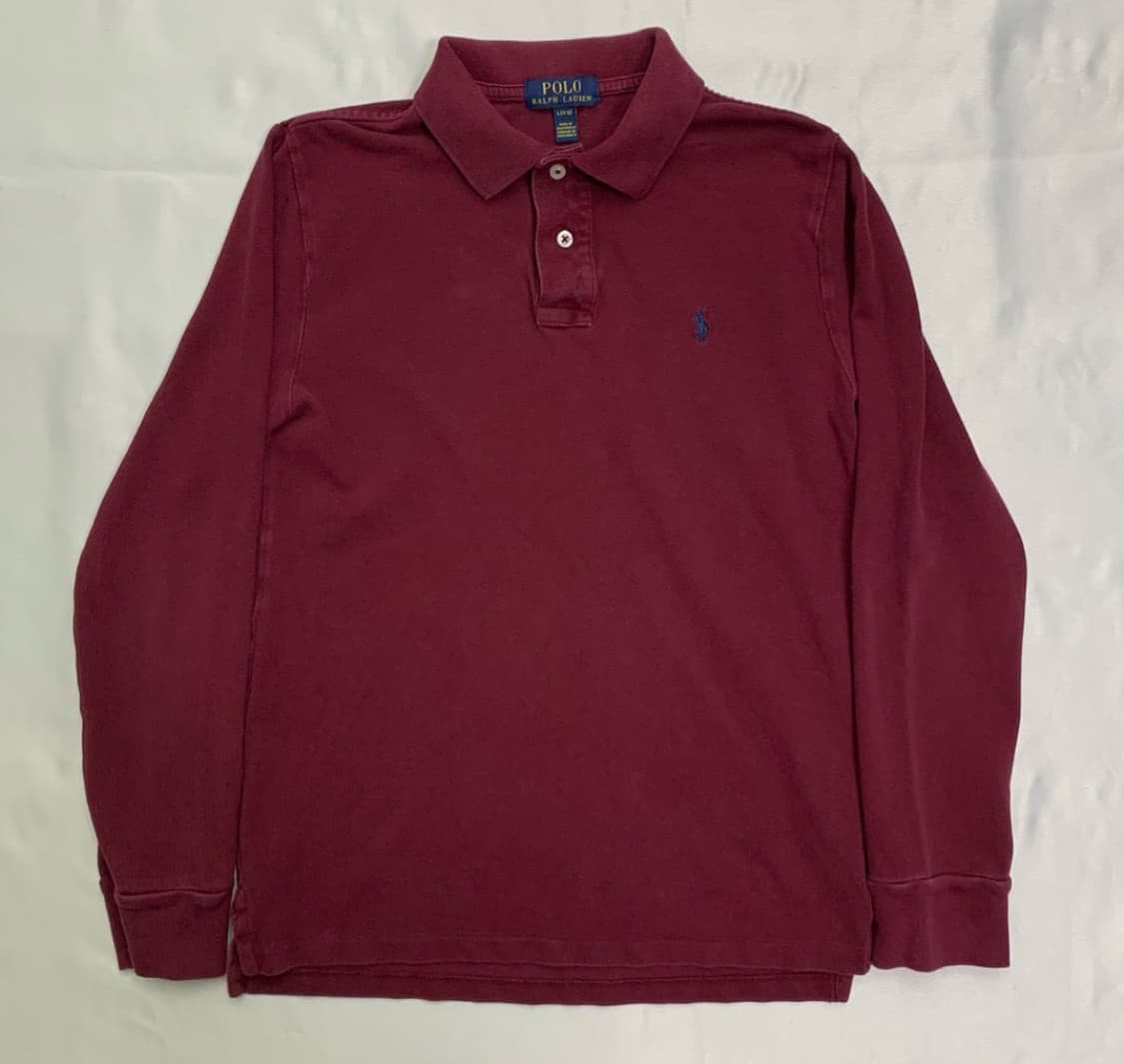 폴로 랄프로렌 버건디 롱슬리브 상품이미지1