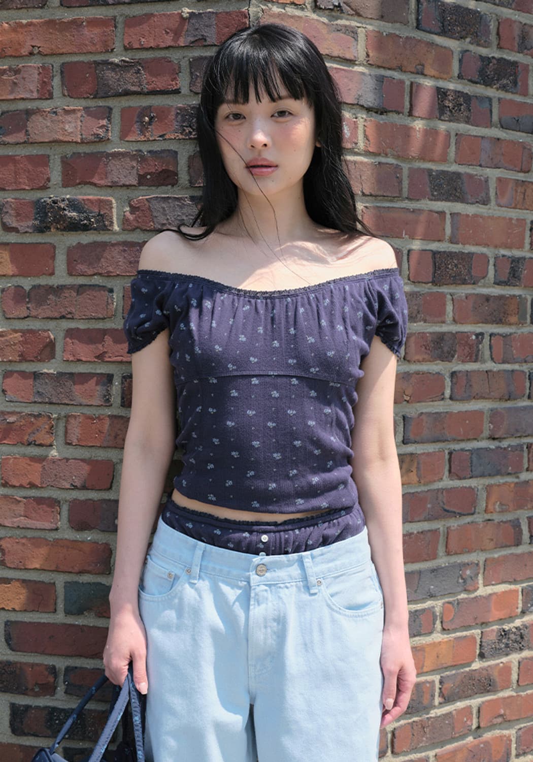 그로브 플라워 유넥탑, 쇼츠 새상품 상품이미지3