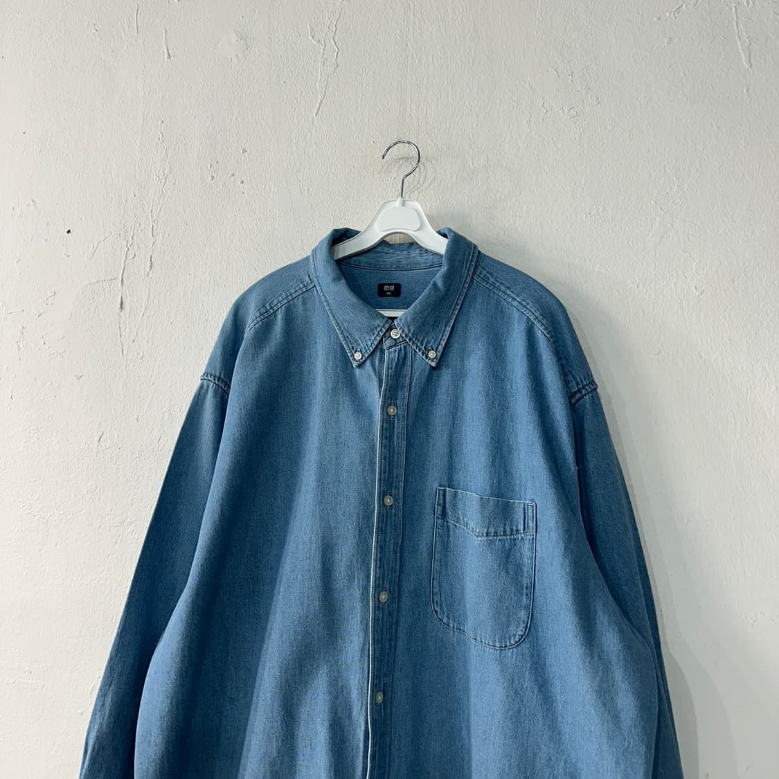 유니클로 데님 청남방 4XL 상품이미지2
