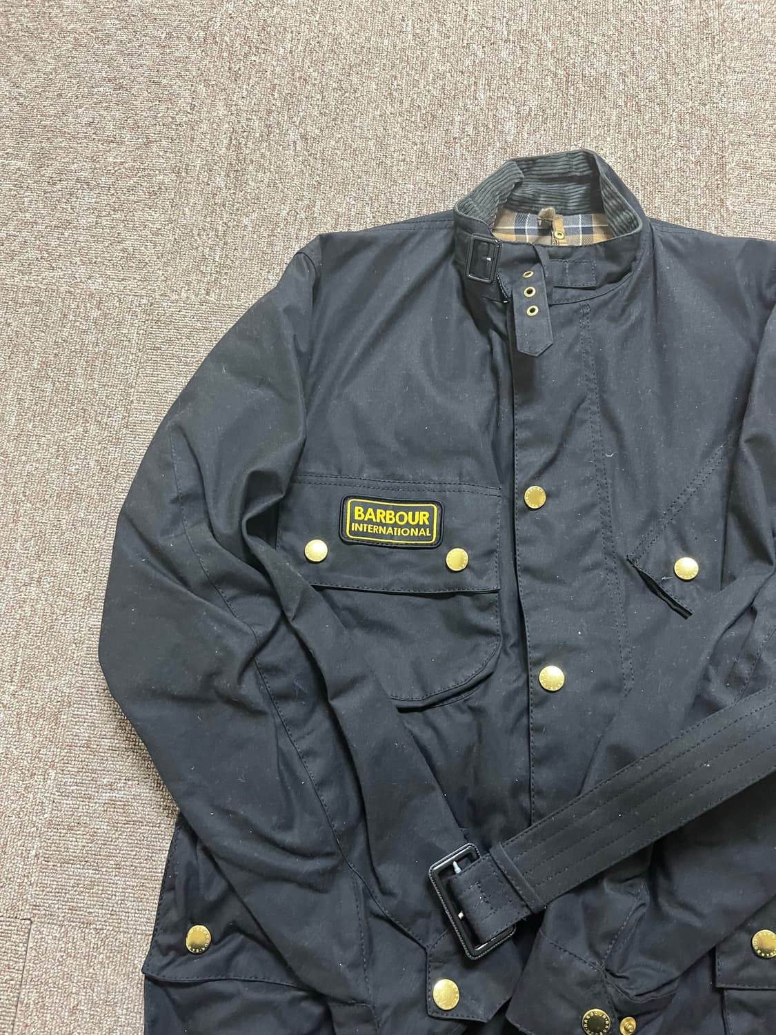 바버 정품 인터내셔널 왁스 자켓 사이즈 40 상품이미지2