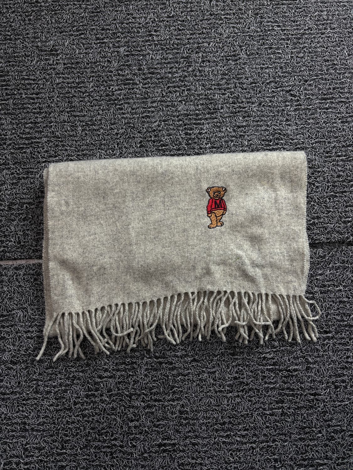 모스키노 테디베어 라나 메리노 울 머플러 1569 상품이미지4