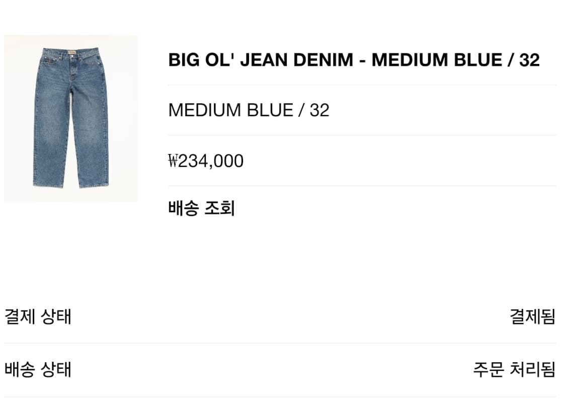 스투시 빅올데님 상품이미지4