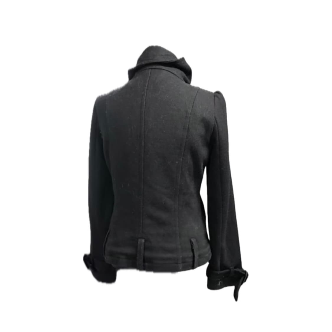 빈티지 하이넥 더블 단추 투웨이 숏코트 핀터레스트 상품이미지3