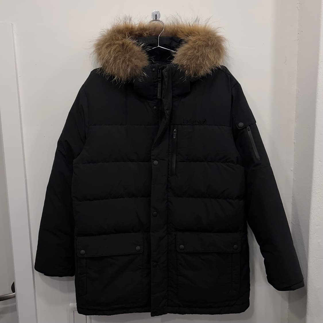 라푸마 덕다운 너구리털 후드 패딩 자켓 상품이미지2